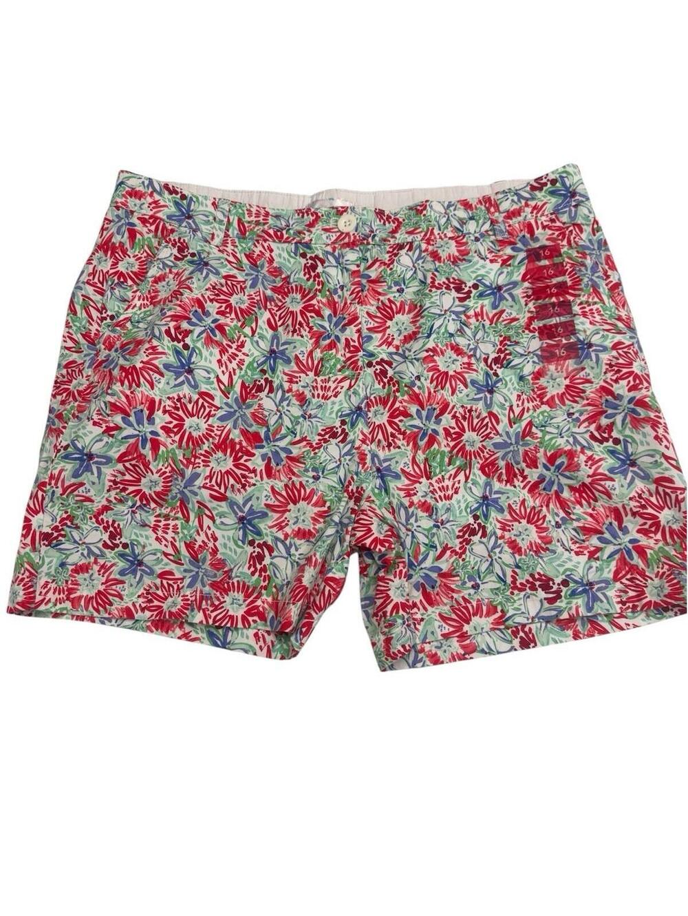 Stella Parker Women's Floral Shorts, Size 16